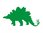 Stegosaurus (288) Bügelbild Aufbügler Applikation
