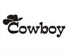 Cowboy (414a) Bügelbild Aufbügler Applikation