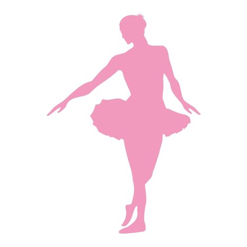 Ballerina (254) Bügelbild Aufbügler Applikation
