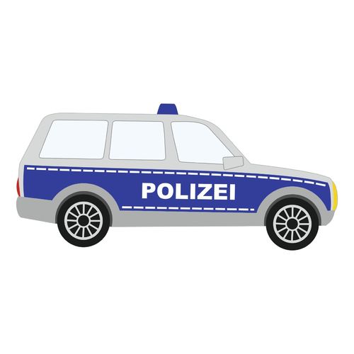 Polizei (804) Bügelbild Aufbügler Applikation