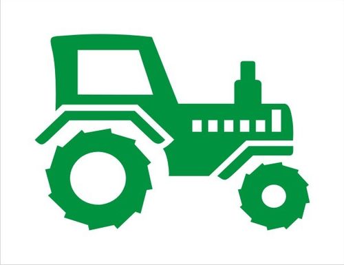 Traktor (317) Bügelbild Aufbügler Applikation