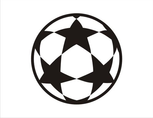 Fußball (331) Bügelbild Aufbügler Applikation