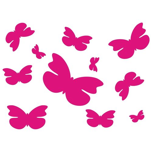 Schmetterlinge (019) Bügelbild Aufbügler Applikation