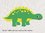 Stegosaurus (875) Bügelbild Aufbügler Textiltransfer