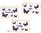 Schmetterling Türschild (794) Kinderzimmerschild Namensschild Holzbild Dekoschild