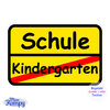 Einschulung (283) Bügelbild Aufbügler Applikation Schule Kindergarten